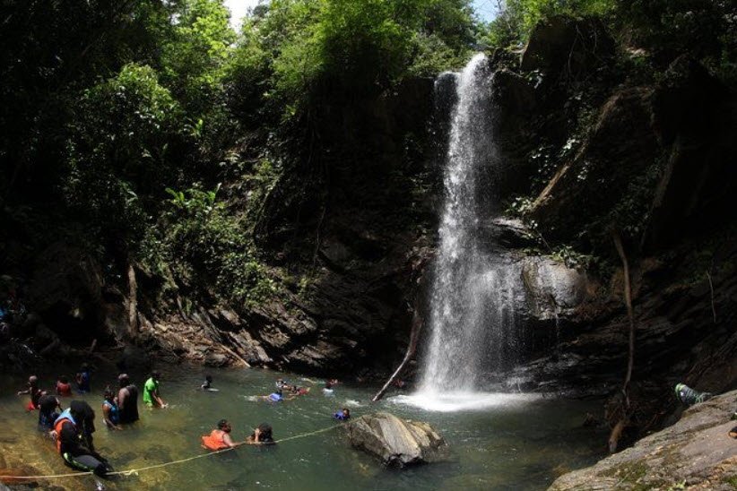 Avocat Waterfall, Northern Range, Trinidad, Trinidad and Tobago